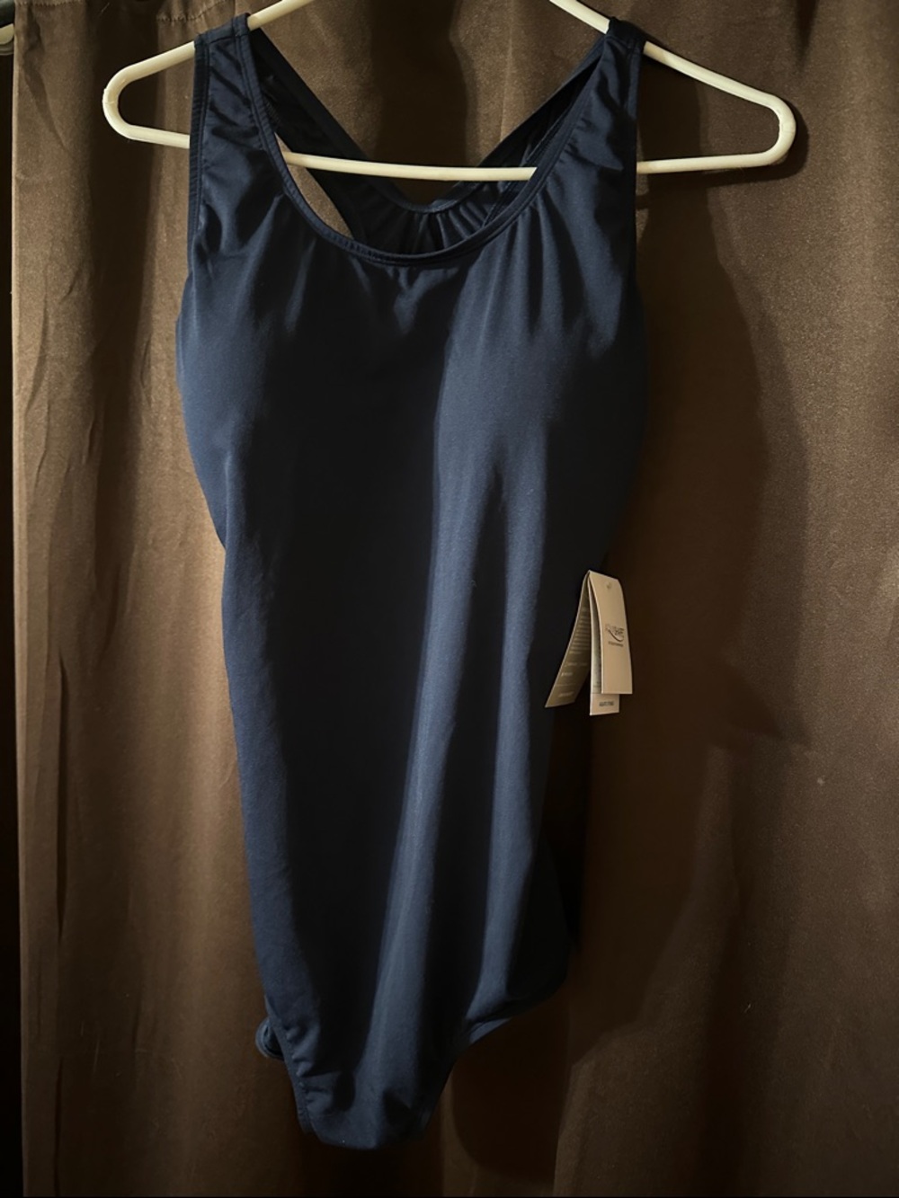 Women's Navy 1 piece swim suit by Dolphin Swimwear NWT Size 18